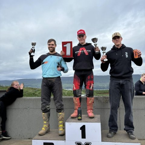 MX2 - Eric Máni Guðmundsson sigraði flokkinn