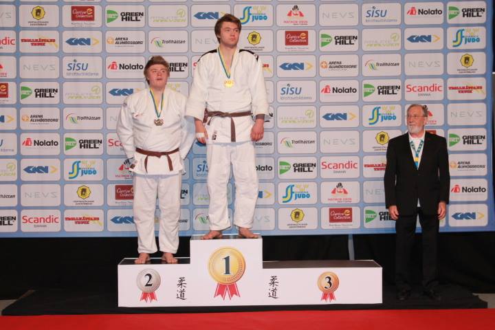 Júdó - Grímur gull U21 -100 kg