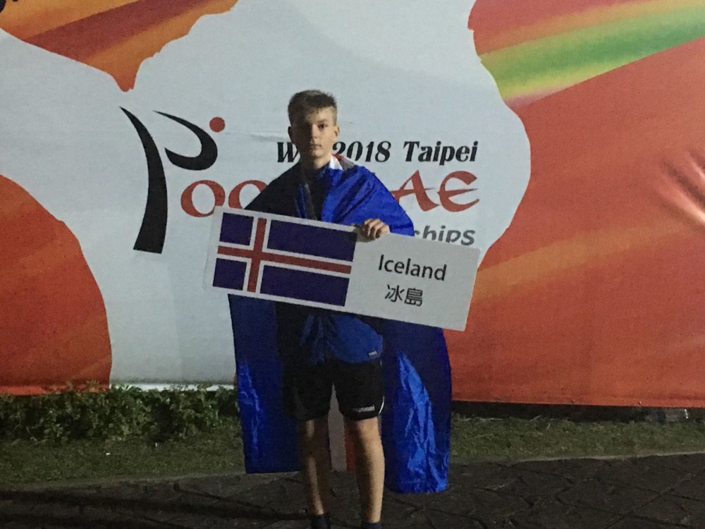 Taekwondo - Þorsteinn Ragnar Guðnason á HM í poomsae