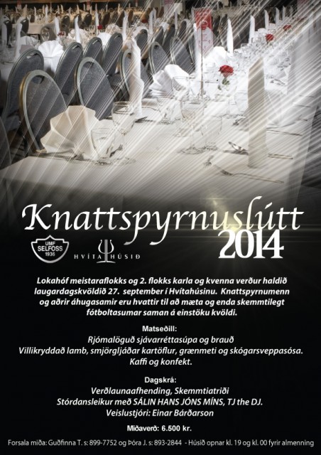 knattspyrnuslútt2014-plakat