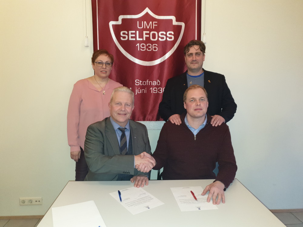 Umf. Selfoss - Viljayfirlýsing Viktor og Gísli