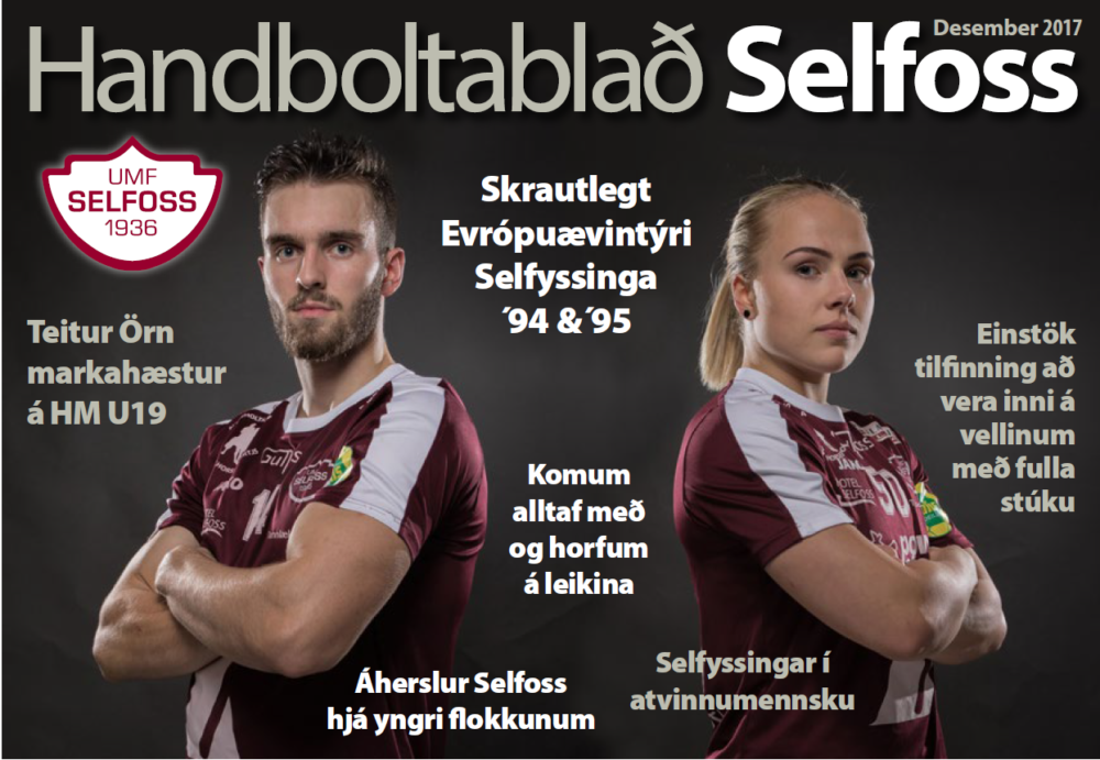 Handboltablað Selfoss 2017 - forsíða