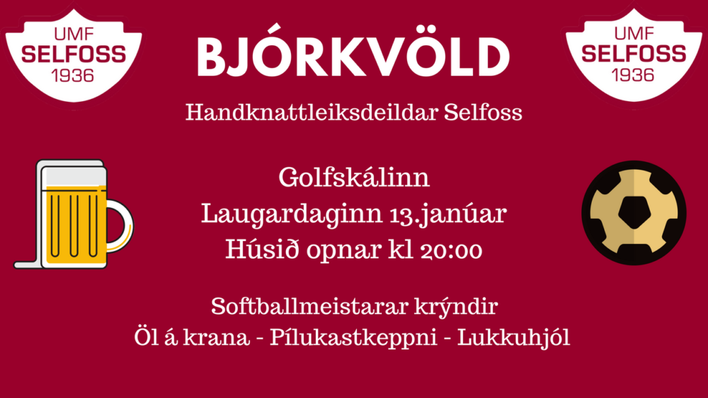 Bjórkvöld handbolta Selfoss