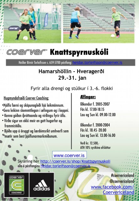 Hveragerði 2016 Coerver