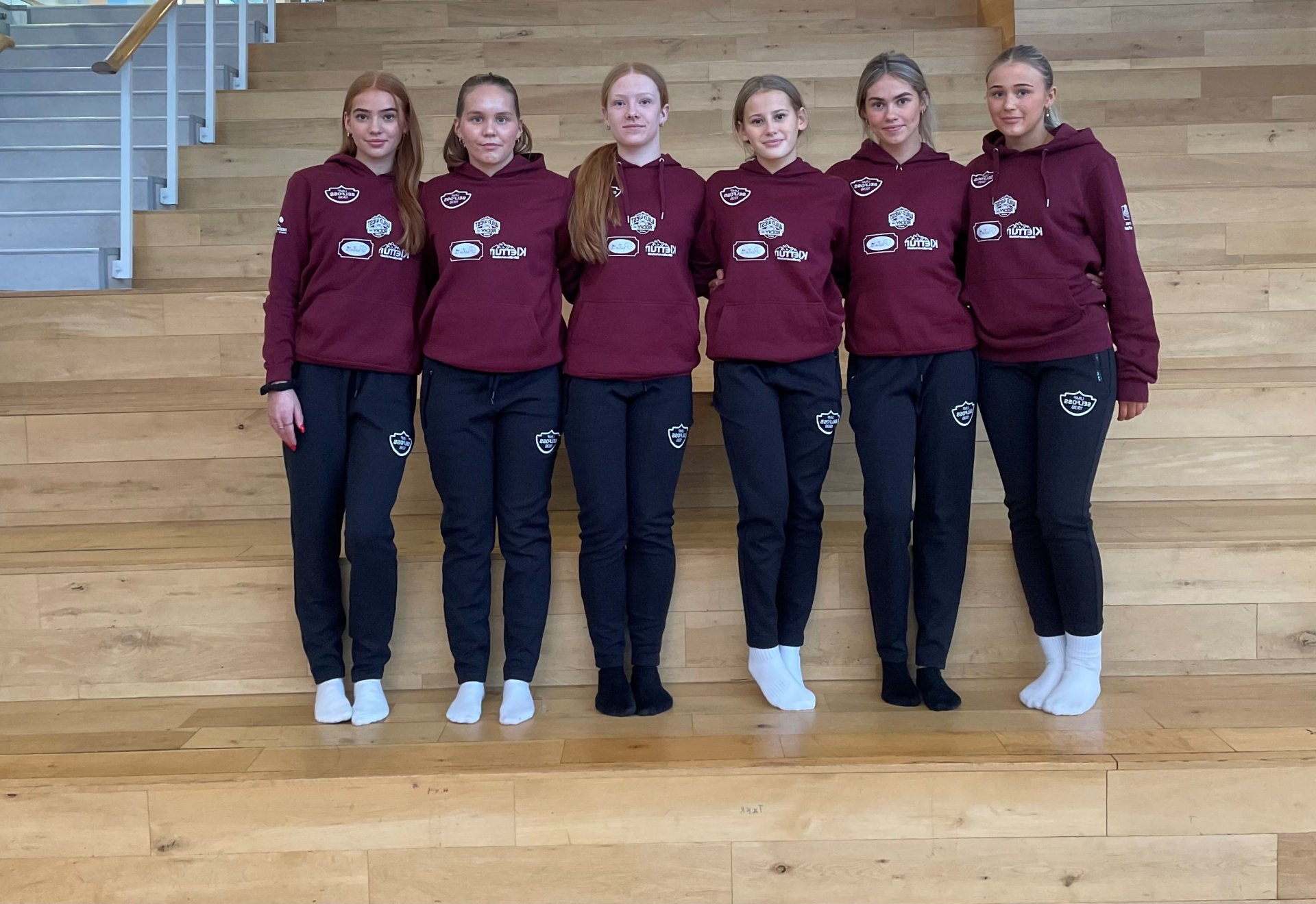 Iðkendur Selfoss úr úrvalshóp U-18 í hópfimleikum.
Frá vinstri: Elínborg Ben, Þórunn, Kristín María, Elsa Karen, Victoria Ann og Katrín Drífa